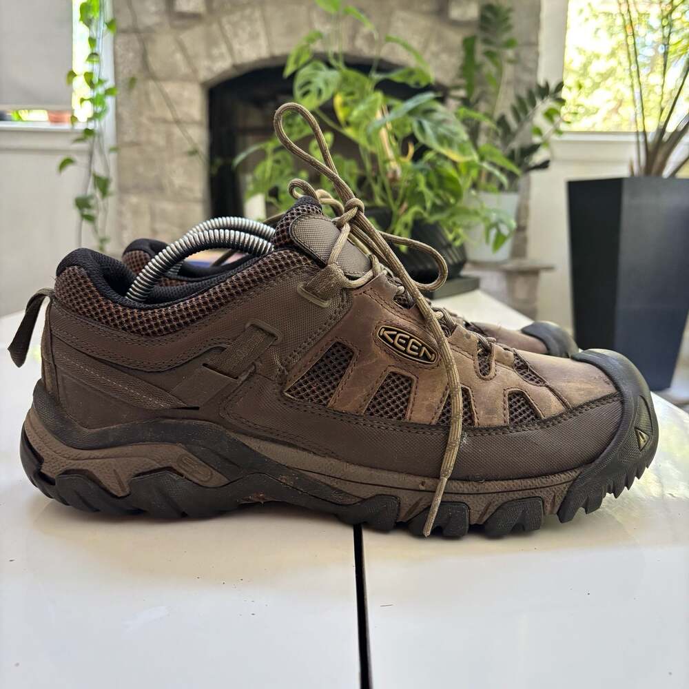 Keen Targhee Vent 1018577 Men's Brown Leather Hiking Shoes Size 11.5